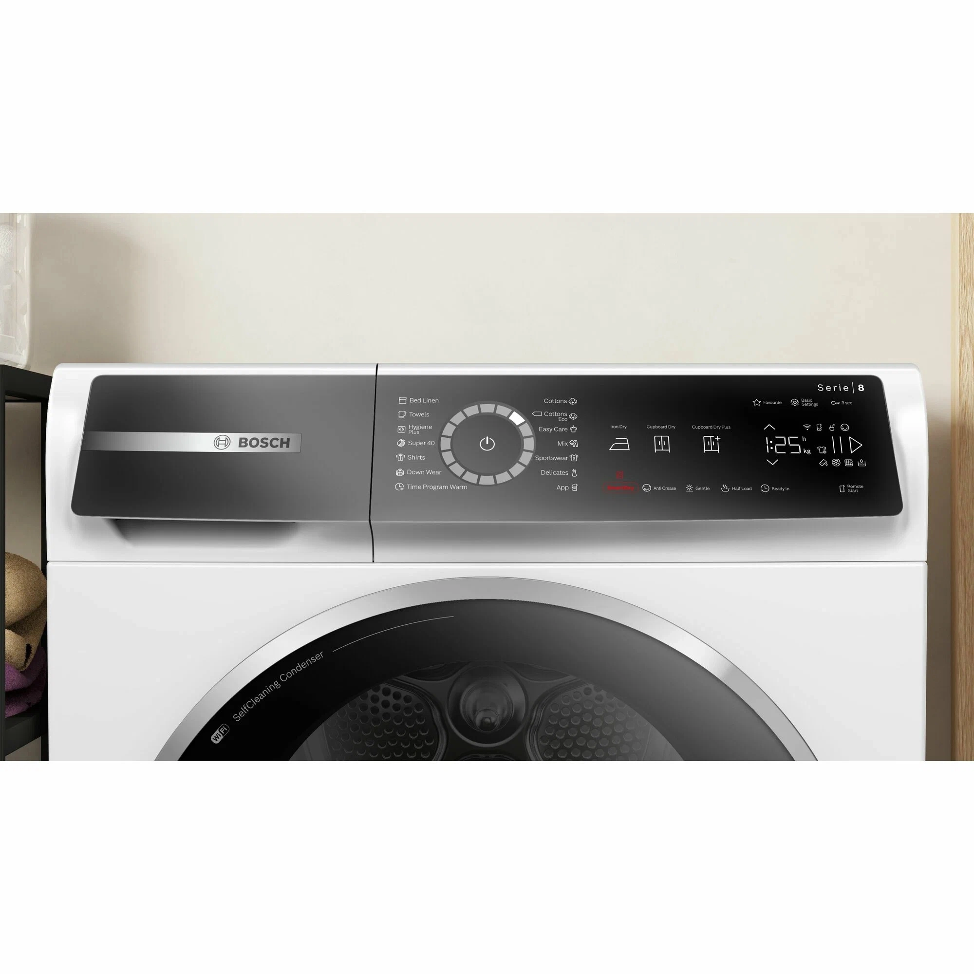 Bosch WQB245B0ME 9 Кг quritgich mashinasi - rasm №7 Bosch WQB245B0ME 9 Кг quritgich mashinasi narxi