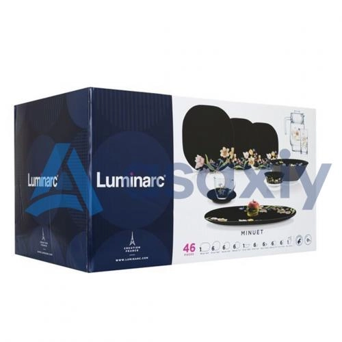 Столовый сервиз Luminarc Minuet 46 предметов (N8126) в Узбекистане