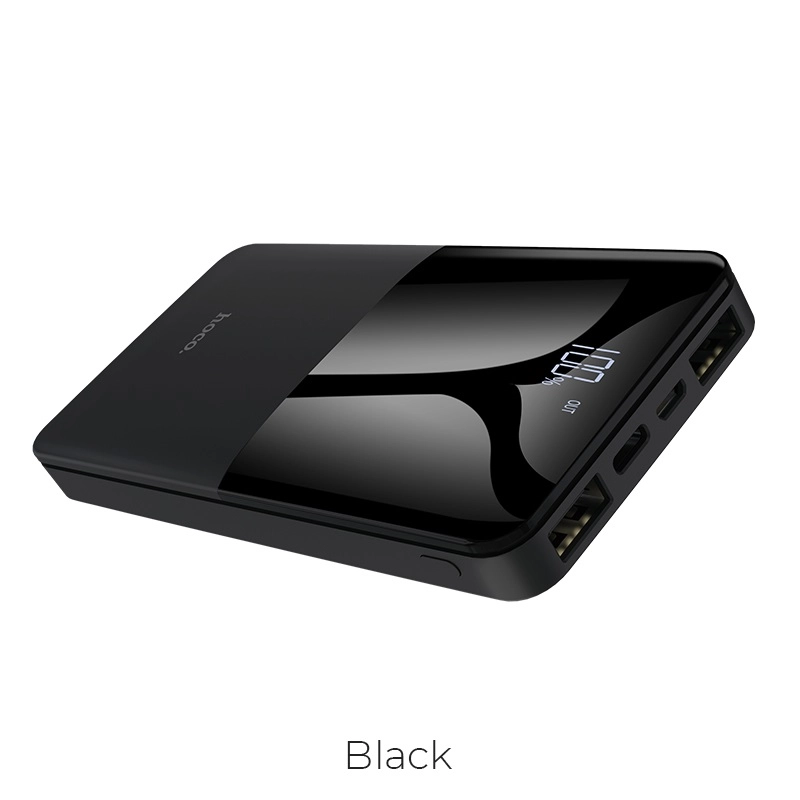 Power bank Hoco J42 10000mAh qora tashqi akkumulyator sotib olish