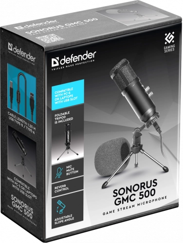 Микрофон Defender Sonorus GMC 500 рассрочка