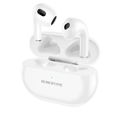 Беспроводные наушники Borofone BW09 белые недорого