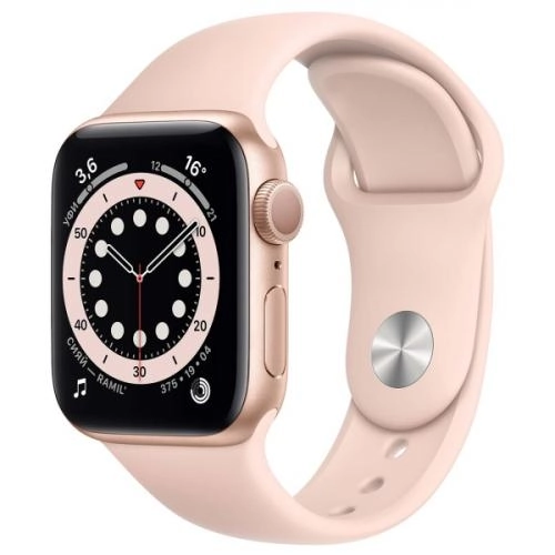Apple Watch Series 6 GPS 40mm Blue, Black, Silver, Gold, Red smart-soati - rasm №15 Apple Watch Series 6 GPS 40mm Blue, Black, Silver, Gold, Red smart-soati onlayn