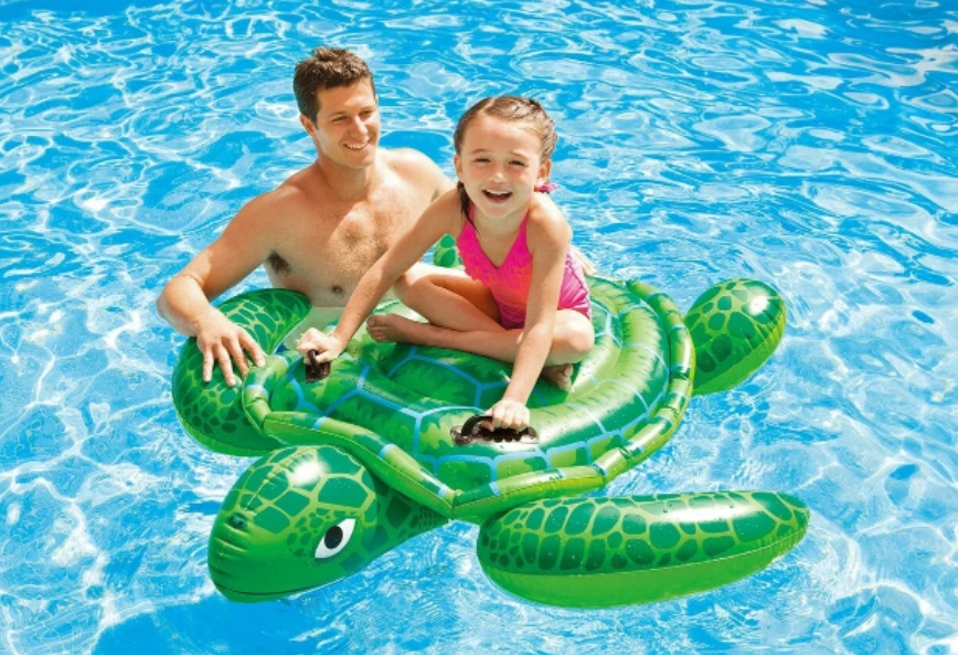 Intex 57524 Puflanadigan o'yinchoq chavandoz "Dengiz toshbaqasi Lil" bo'lib to'lash