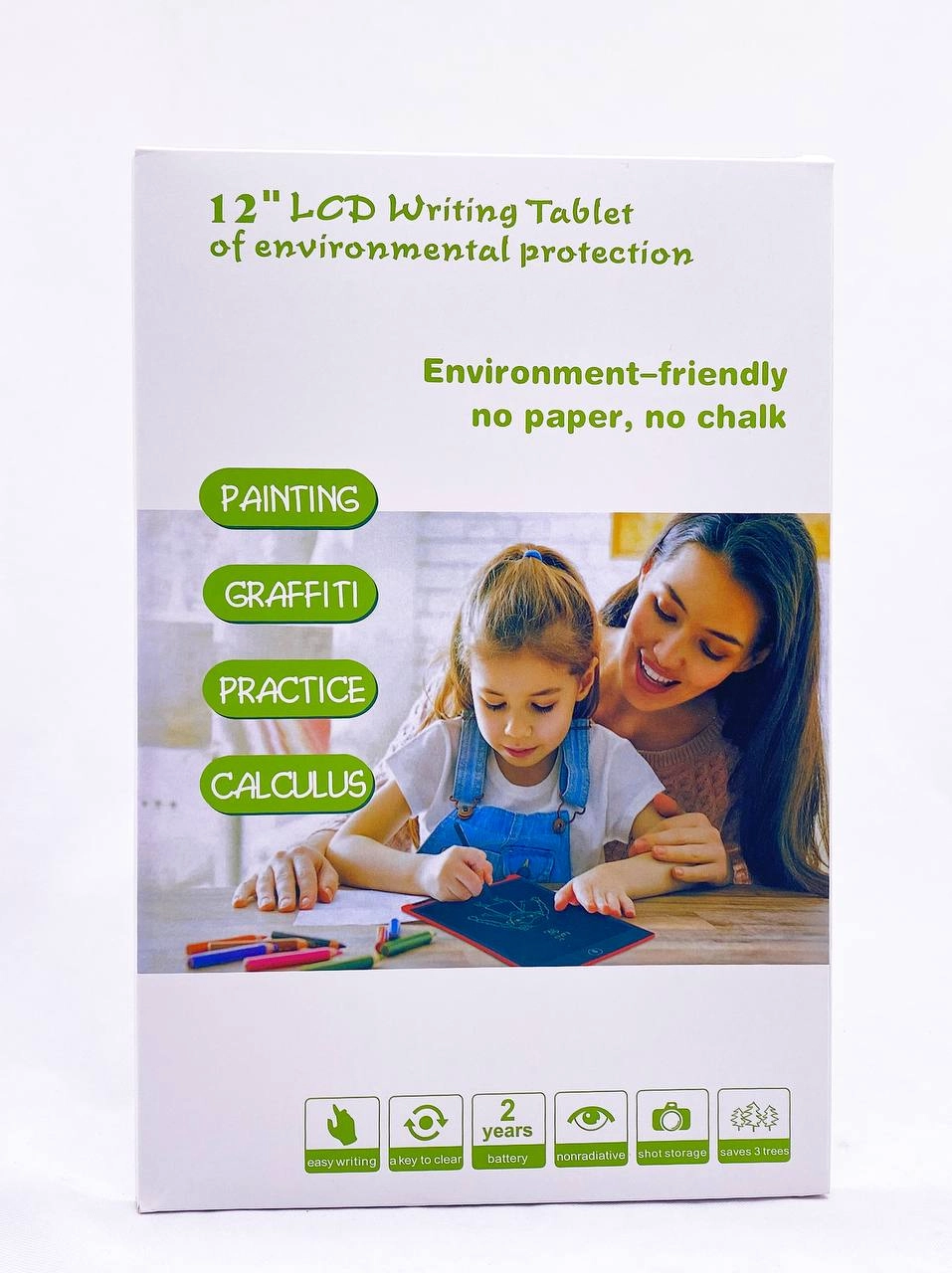 Графический планшет 12 Lcd Writing Tablet черный в Узбекистане