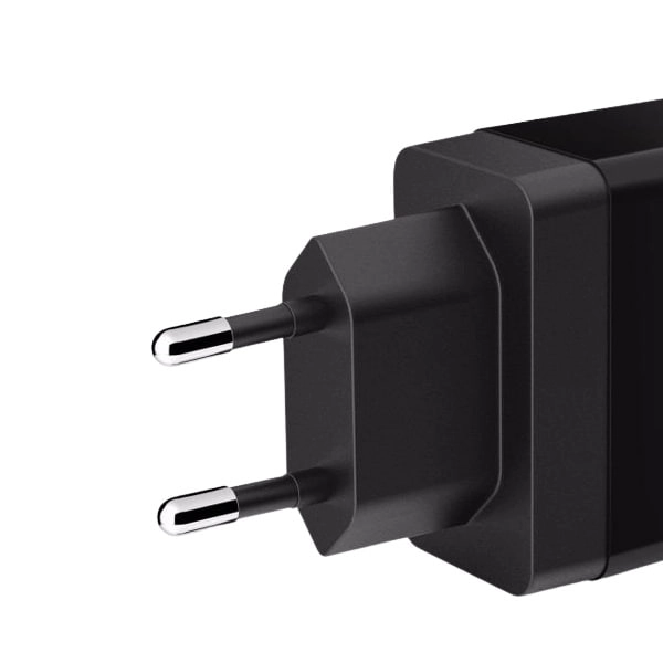 Сетевое зарядное устройство Anker 24W wall charger 2-Port EU  черный недорого