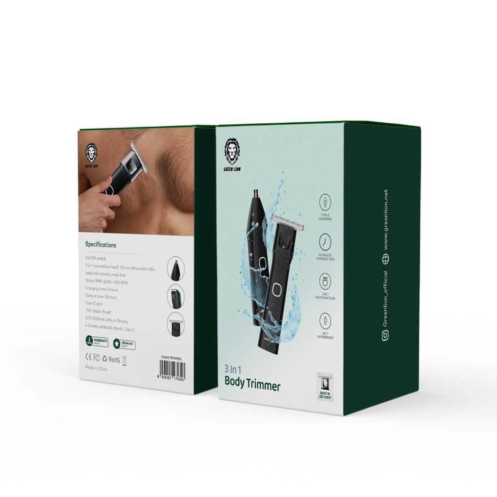 Green Lion Body Trimmer 3 in 1 1200mAh trimmeri onlayn