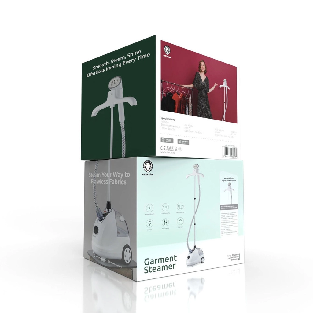 Green Lion Portable Household Garment Steamer 5 Functional 2000W 1.8L bug‘latuvchisi arzon