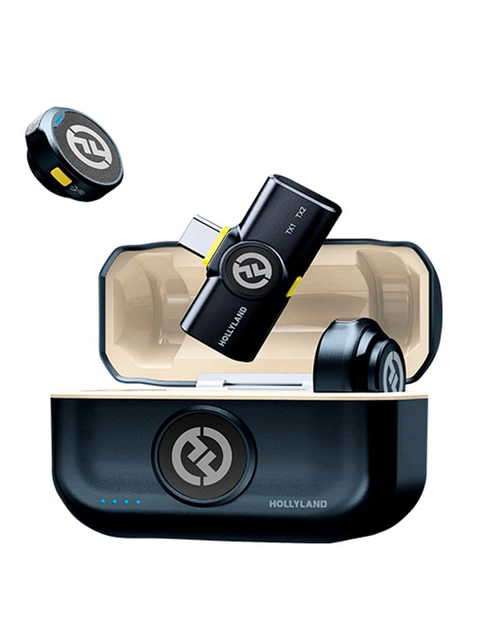 Hollyland Lark M2 Combo  Type-C ( dual mic ) simsiz mikrofon tizimi arzon