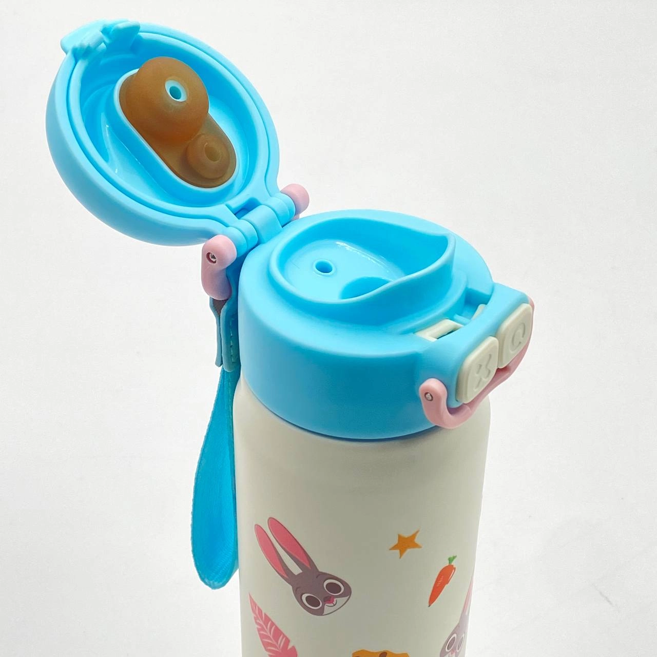 Zootopia Krolik 786T-17 Zanglamaydigan po&lsquo;latdan termos 500 ml, White O'zbekistonda