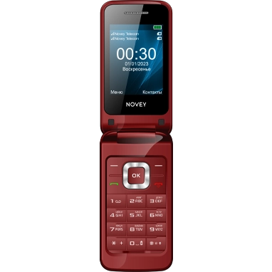 Novey A30R qizil Telefoni sotib olish