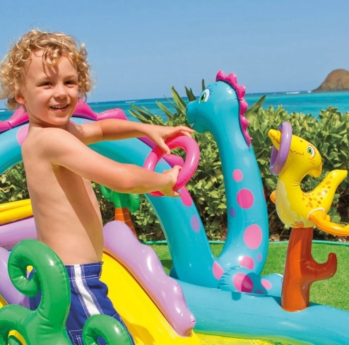 Надувной игровой центр &laquo;Динолэнд&raquo; Intex 57135 рассрочка