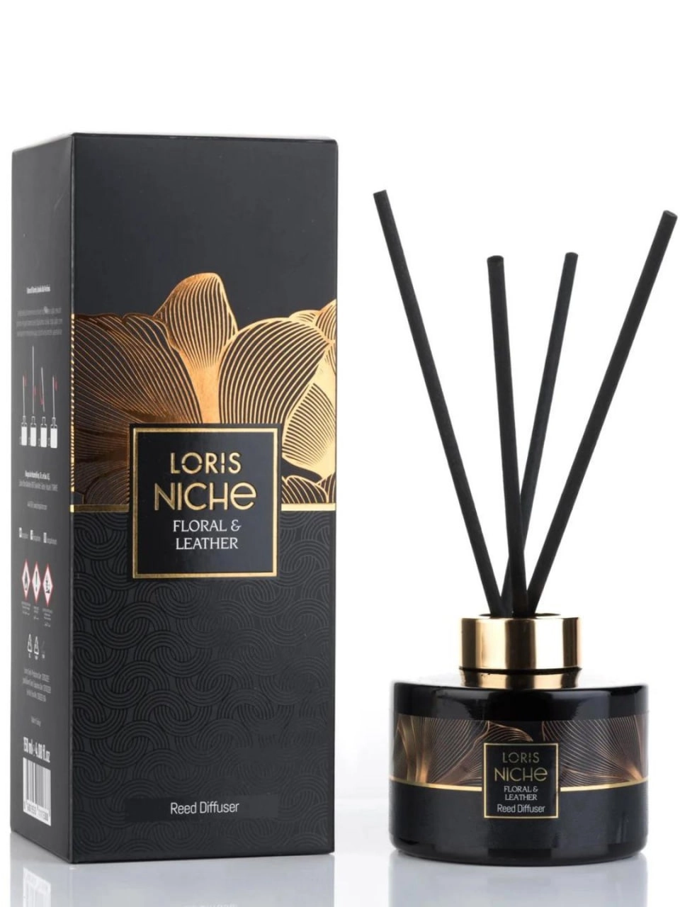 Shishali flakondagi aromatik diffuzor Loris Parfum Gullari va teri, 150 ml sotib olish