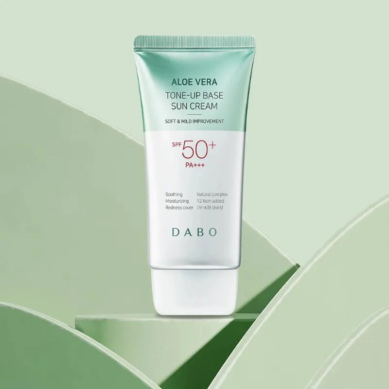Dabo   Sun Cream Aloe Vera Tone Up Base SPF 50 ++   70ml  quyoshdan saqlovchi krem sotib olish