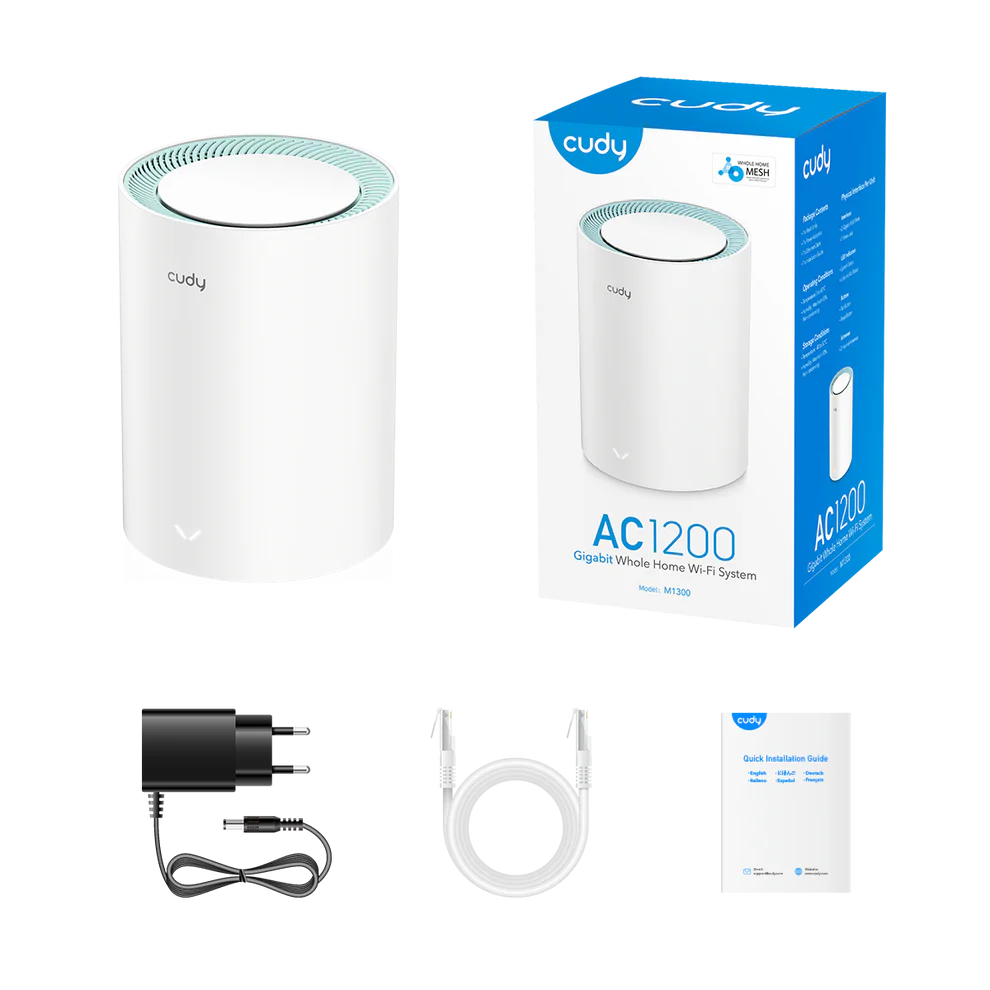 MESH router Cudy M1300 (3-Pack) bo'lib to'lash