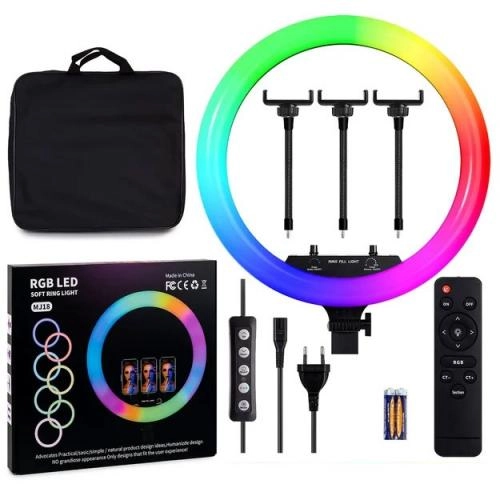 Кольцевая лампа 45 см RGB MJ18 (без штатива) купить