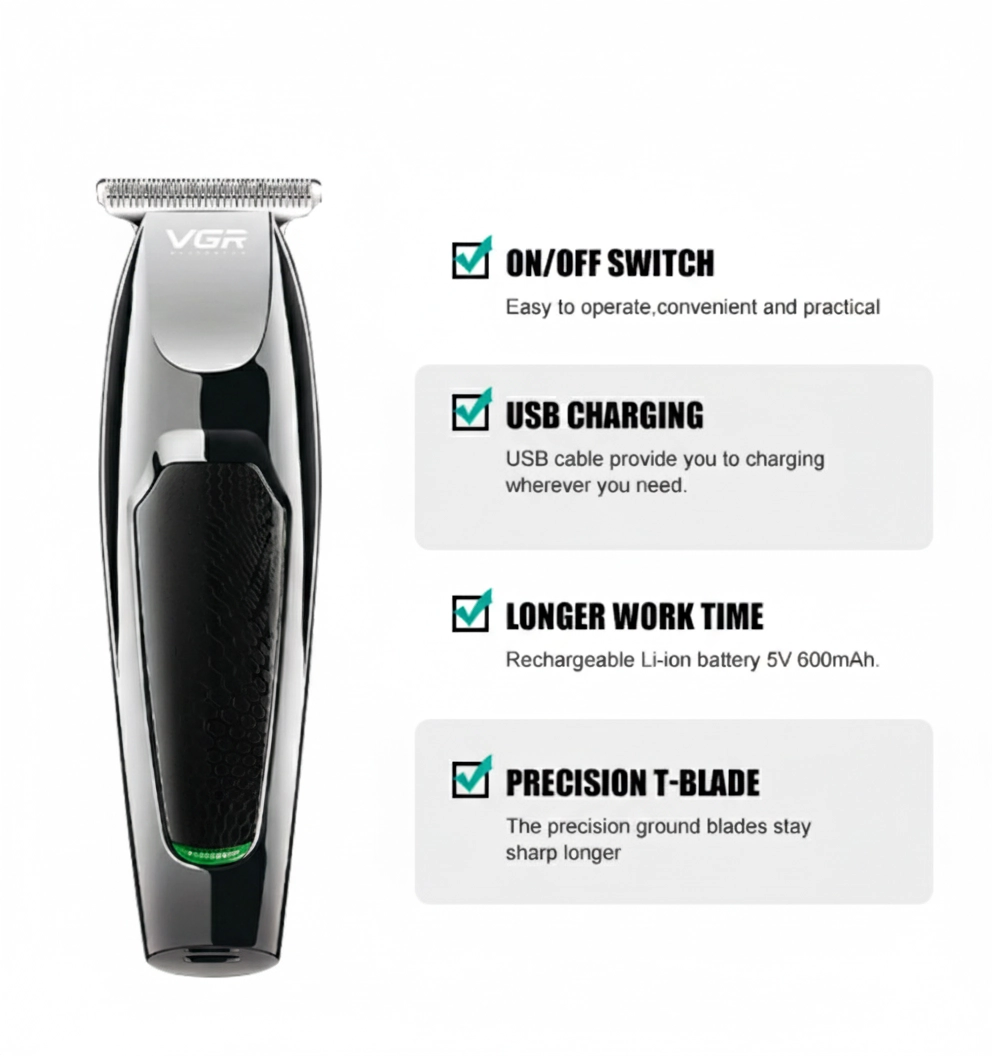 Soch va soqol uchun Trimmer VGR V-030 Type C Original O'zbekistonda