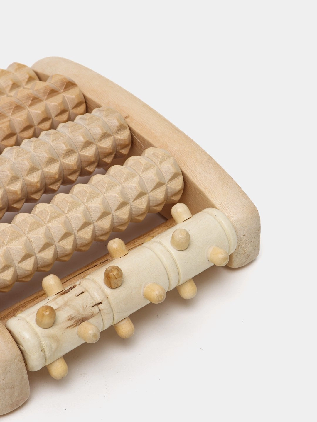 Массажер для ног, роликовый, деревянный, снимает стресс, боль и усталость, 25 x18 см онлайн