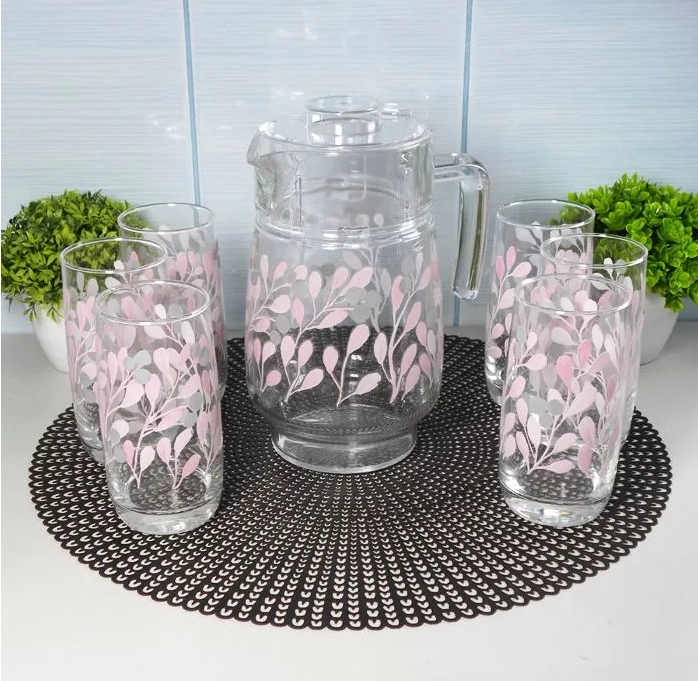 Luminarc Fujoyna White & Pink 46 ta element Stol servisi (Q9723) onlayn