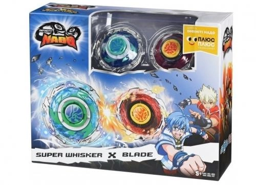Волчок Auldey Infinity Nado батл Super Whisker & Blade Супер Вихрь + Клинок (YW624313) купить