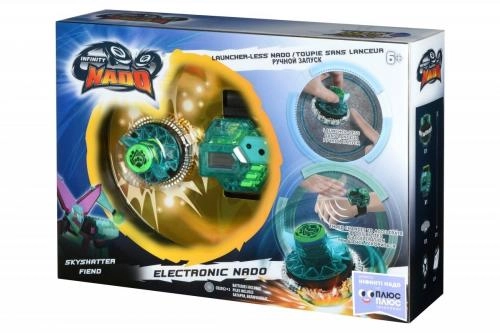 Волчок Auldey Infinity Nado Электроник Skyshatter Fiend & Controller Set (EU624405) - фото №2 Волчок Auldey Infinity Nado Электроник Skyshatter Fiend & Controller Set (EU624405) купить