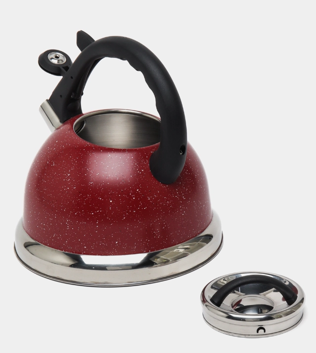 Чайник со свистком Domassi 7575 темно-красный (3.5Л) в Узбекистане