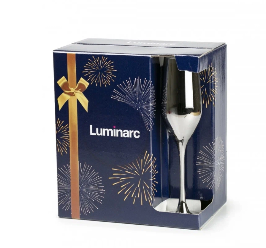 Набор бокалов Luminarc Selest Shiny Graphite 160 мл 4 шт (P1564) в Узбекистане