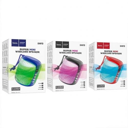 Беспроводная Bluetooth колонка Hoco DS13 (Black-Green) в Узбекистане