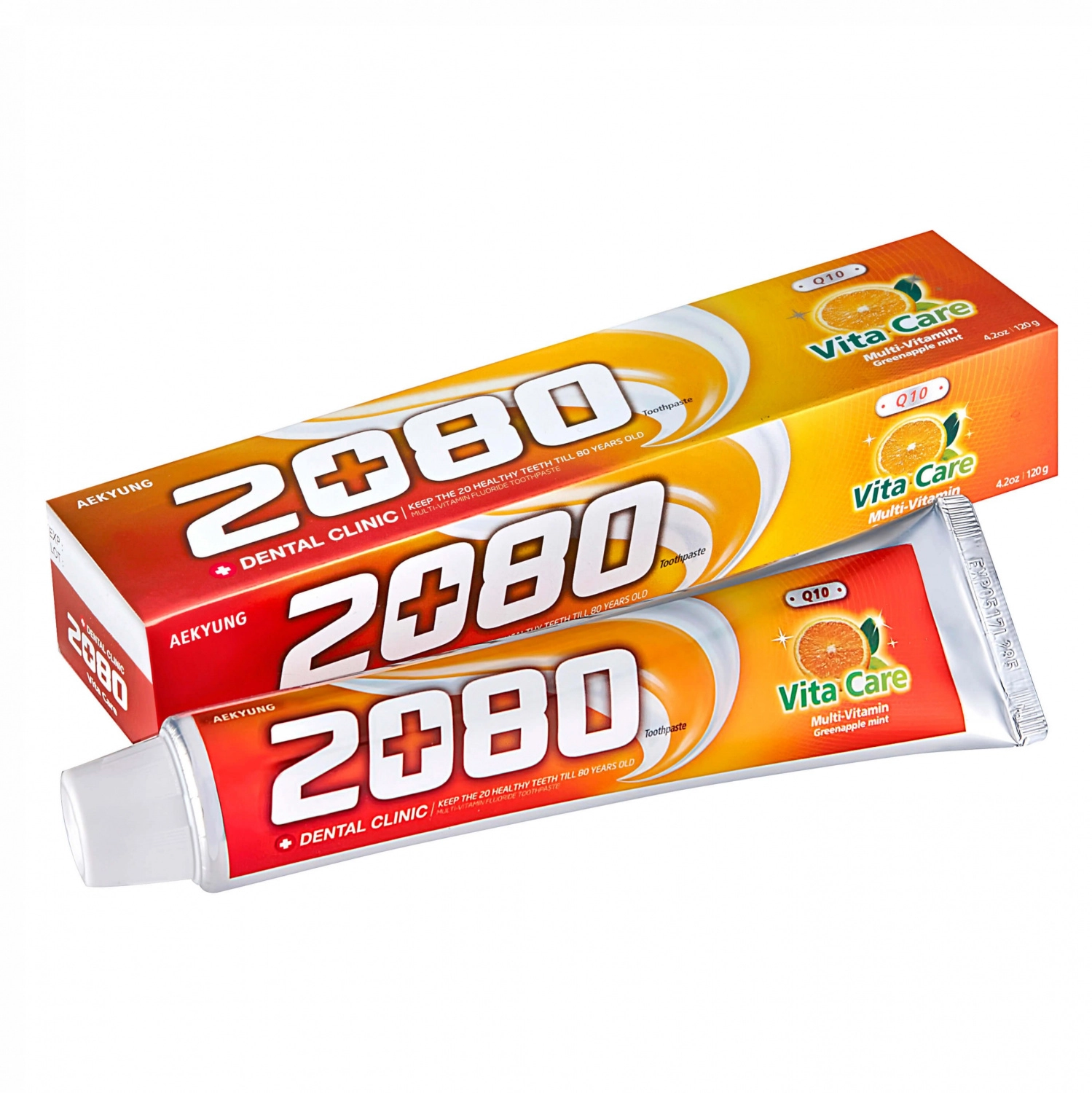 Зубная паста Dental Clinic 2080 Total Apple Orange Mint,  120гр купить