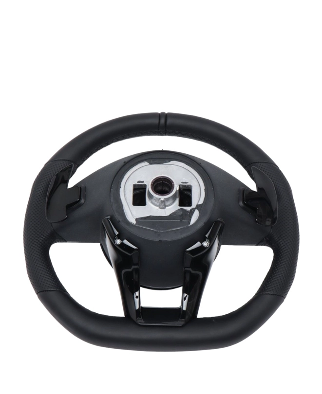 Автомобильный руль Mercedes 205 Black Piano Tiptronik RL, кожаный, черный недорого