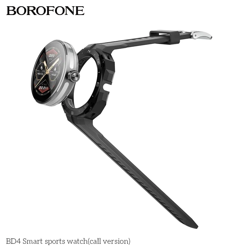 Borofone BD4 qora smart soati arzon