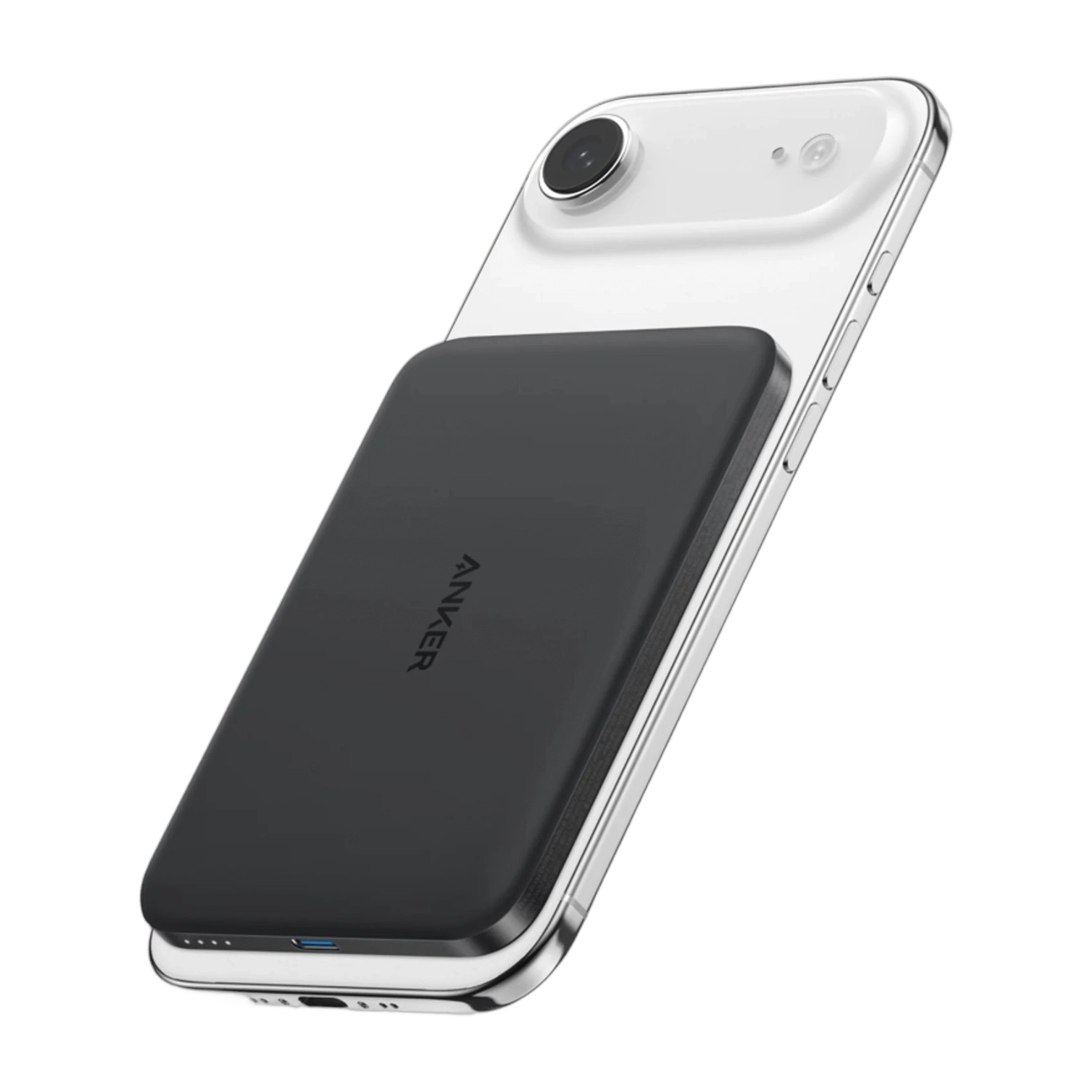 Внешний аккумулятор Anker Nano Power Bank (5000 мАч, MagGo, Slim) , Black недорого
