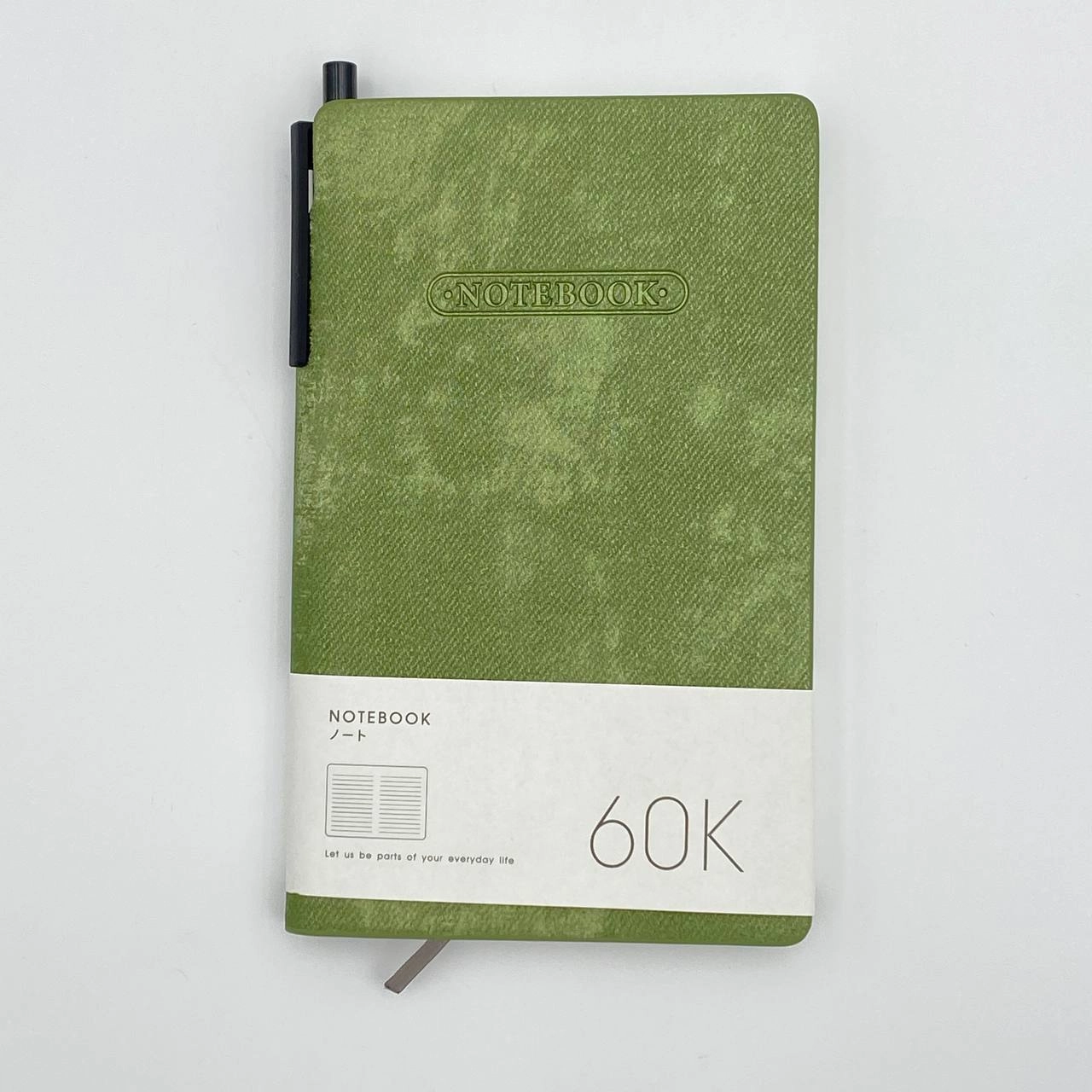 Блокнот с ручкой Dicai 163-60 клетку, зеленый, шт. (A6) купить