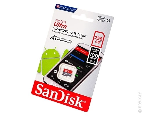 Карта памяти MicroSD SanDisk Ultra 256GB UHS-I недорого