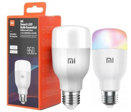 Xiaomi Mi Smart LED Bulb Essential White And Color (E27, 9Vt) yorug&lsquo;lik-diodli lampochka onlayn
