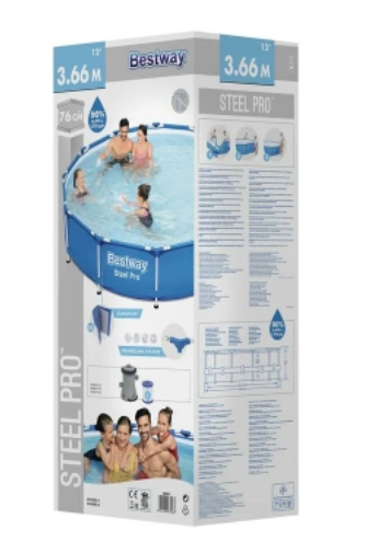 Бассейн Bestway Steel Pro 56681b онлайн