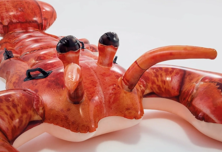 Intex 57533 Puflanadigan o'yinchoq chavandoz "Lobster" O'zbekistonda