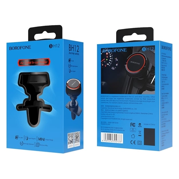Borofone BH12 qora avtomobil ushlagichi O'zbekistonda