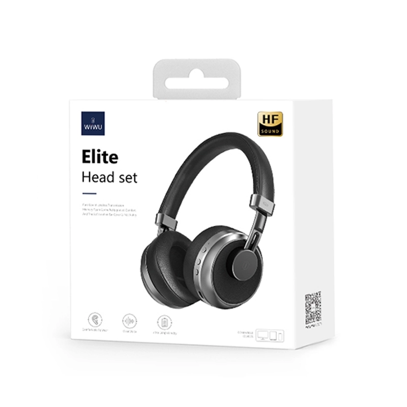 Беспроводные наушники Wiwu Elite Headset, Чёрные недорого