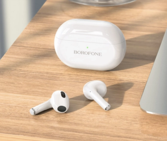 Беспроводные наушники Borofone BW09 белые онлайн