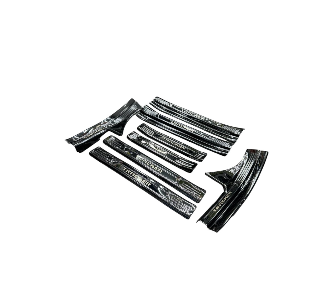 Tracker 2 avtomobili uchun qora nikel ostona to'shamalari arzon