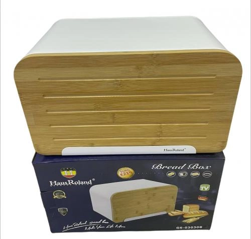 Haus Roland 03030 bambuk qopqoqli zanglamaydigan po‘latdan yasalgan non idishi sotib olish