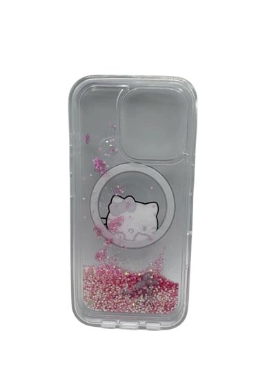 Чехол CG MOBILE HELLO KITTY LIQUID GLITTERS для Iphone 16 Pro недорого