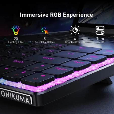 Беспроводная механическая клавиатура Onikuma G29 в Узбекистане