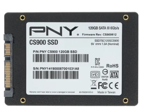 Жесткий диск SSD PNY CS900 120GB 2.5" онлайн