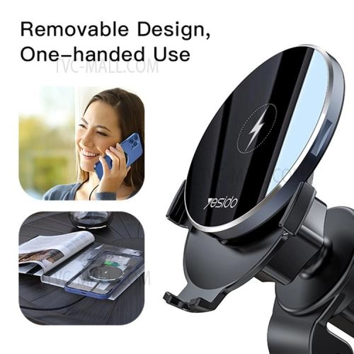 Беспроводное автомобильное зарядное устройство YESIDO C131 недорого