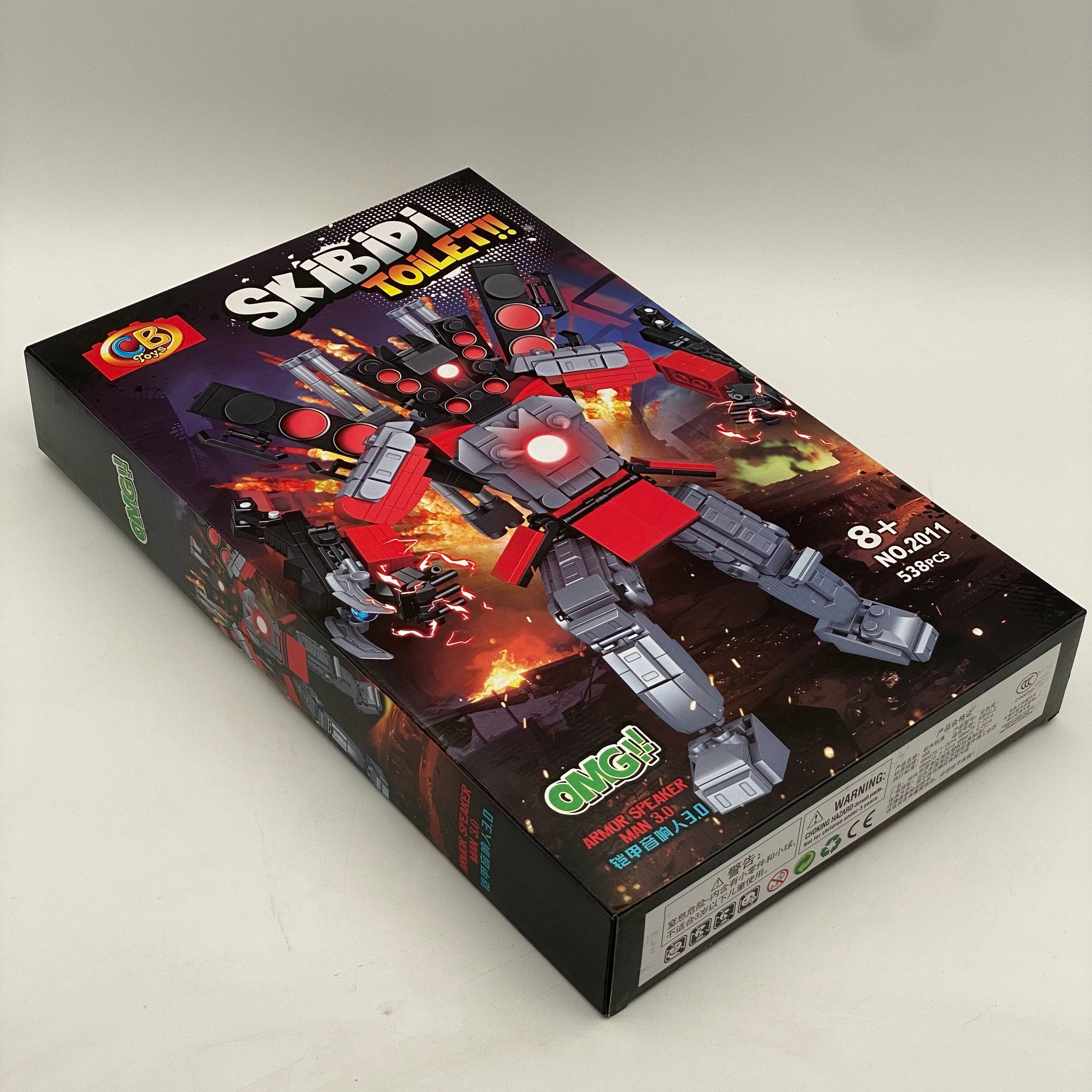 "Skibidi Transformer" plastik konstruktori arzon