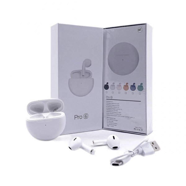 SST Air Pods 6 oq simsiz quloqchinlari arzon