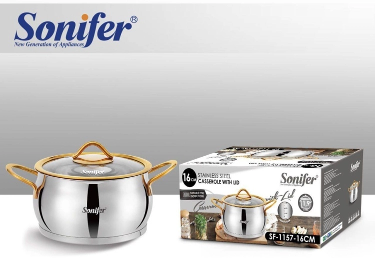 4.7 л, Sonifer SF-1157-22 pishiruvchi kastryuli sotib olish