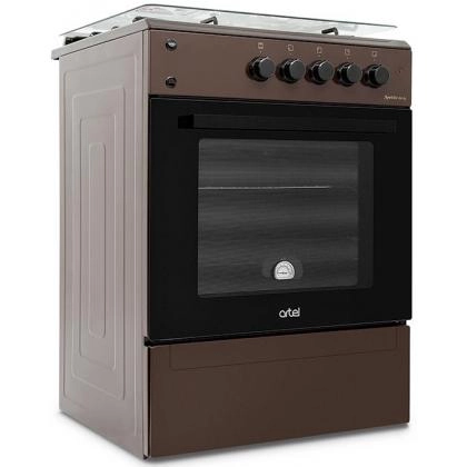 Artel Apetito 10-G grilsiz, cho‘yan panjarali jigarrang gaz plitasi