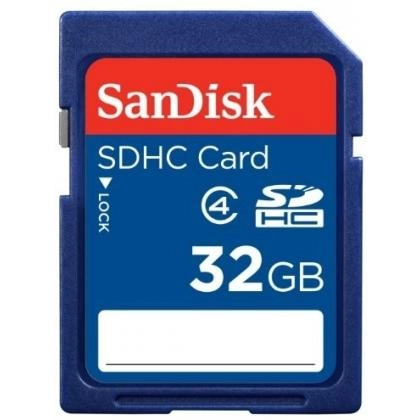 SanDisk SDHC Card 32GB Class 4 xotira kartasi